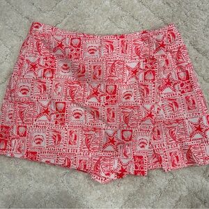 Lilly Pulitzer Alicent Mini Skort Seaside Harbour Mizner 14 NEW